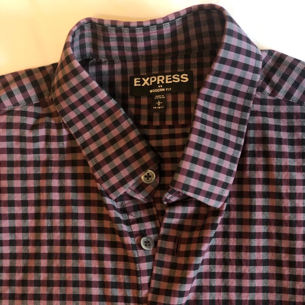 Express Men’s Button Down Shirt L